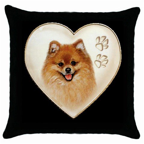 New Dog Pomeranian 18" Toss or Throw Pillow Case Pillowcase 14298313