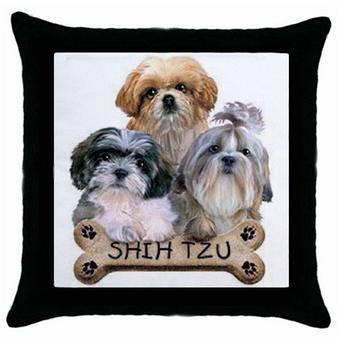 Shih Tzu Dog Pillow Case Pillowcase 18" Toss or Throw 15833022