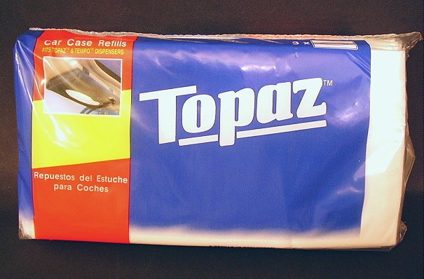 Topaz Car Visor Tissue Refills (Tempo Tissue Alternative) 48 Refills