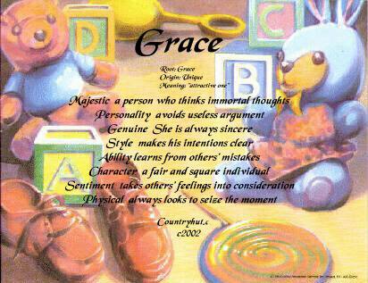 BABY BLOCKS - PERSONALIZED 1 Name Meaning Print - no US s/h fee