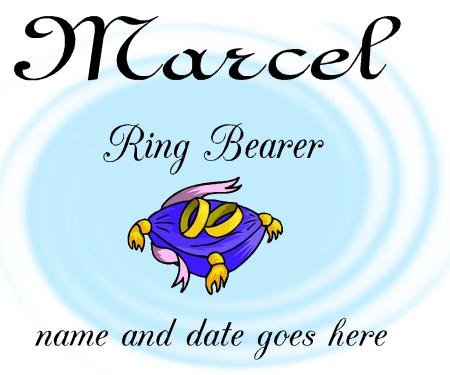 T-shirt, RING BEARER, wedding party. personalize, Bride, Groom, Wedding Date