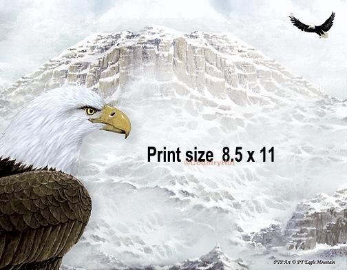 EAGLE MOUNTAIN - PERSONALIZED 1 Name Meaning Print - no US s/h fee