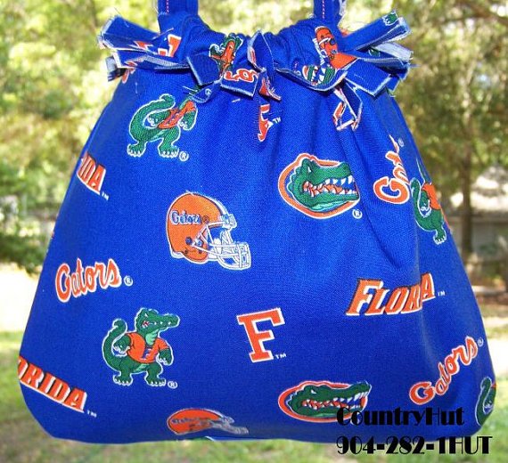 University of Florida - Gators - Gift Bag - Drawstring handbag - multi purpose handbag, cosmetic bag