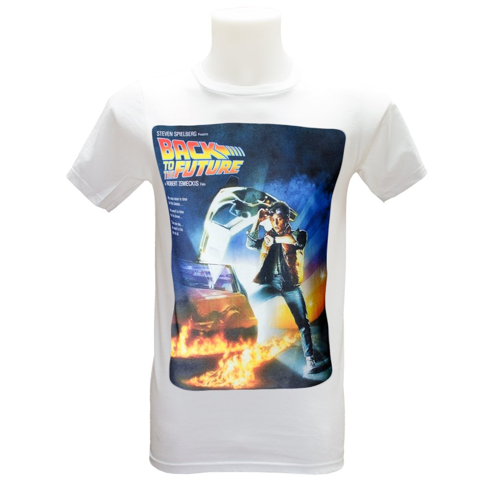 Back To The Future Movie Poster T Shirt (S-3XL) Retro Vintage 80's Classic