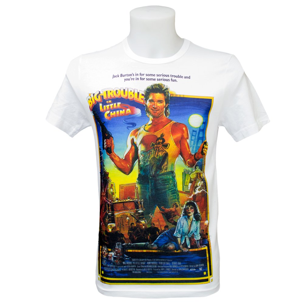 Big Trouble In Little China T Shirt (S-3XL) John Carpenter Retro Classic
