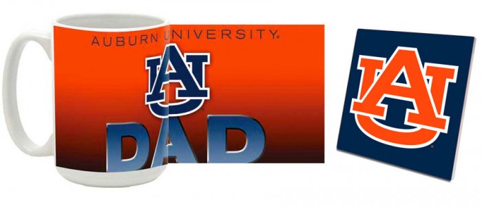 Auburn Mug and Coaster Combo MCC-ALAU9