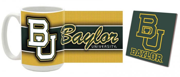 Baylor Mug and Coaster Combo MCC-TXBU2