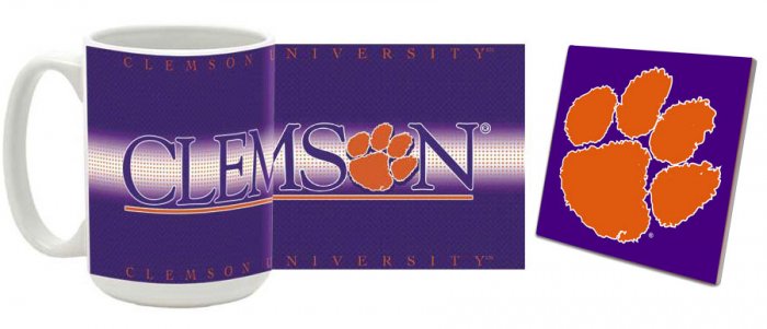 Clemson Mug and Coaster Combo MCC-SCCLEM4