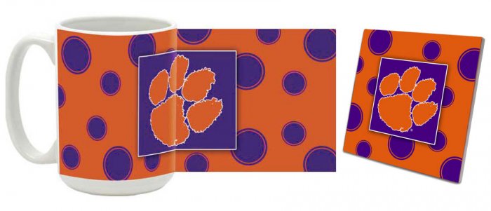 Clemson Mug and Coaster Combo MCC-SCCLEMPD