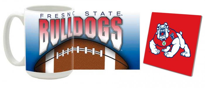Fresno State Mug and Coaster Combo MCC-CAFSU3