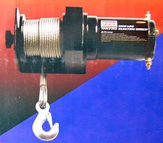2000 Lbs 12 VAC Winch - Metal Body