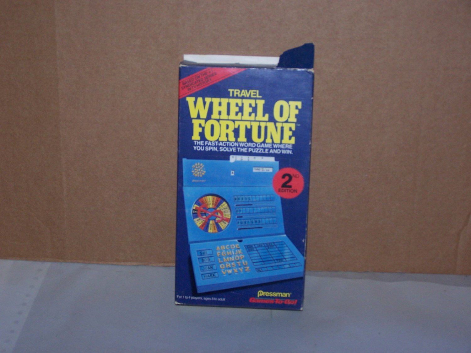 travel wheel of fortune game pressman 1988