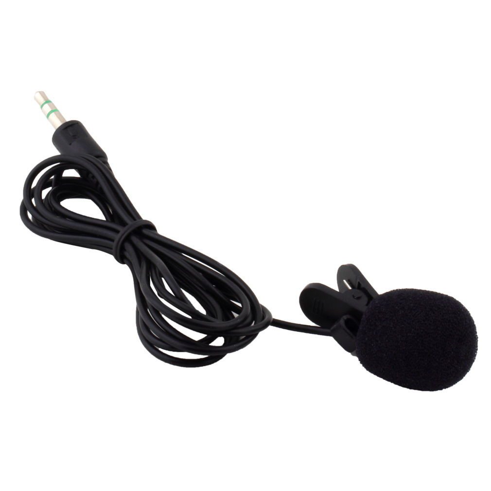 Mini 3.5mm Tie Lapel Lavalier Clip Microphone