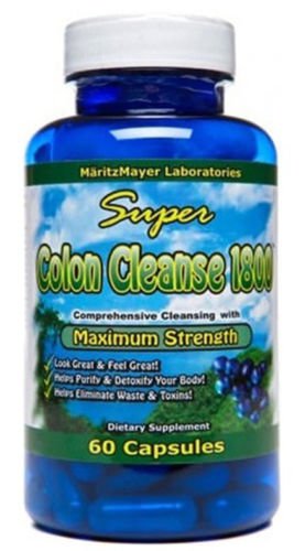 SUPER COLON CLEANSE 1800 - CLEANSING DETOX WEIGHT LOSS