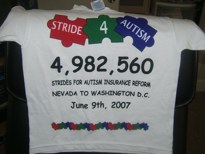 Stride 4 Autism T-Shirt adult and youth sizes~~ FREE SHIPPING!!