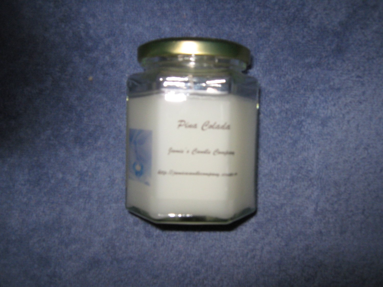 Pina Coada 12 Ounce Hexagon Jar Candle