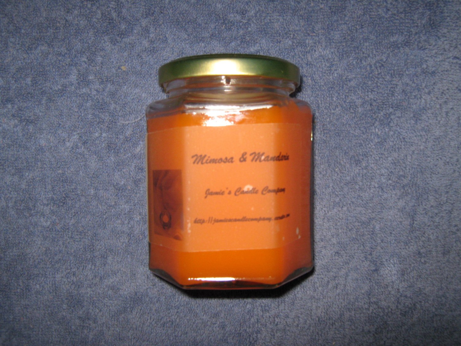 Mimosa & Mandarin 12 Ounce Hexagon Jar Candle