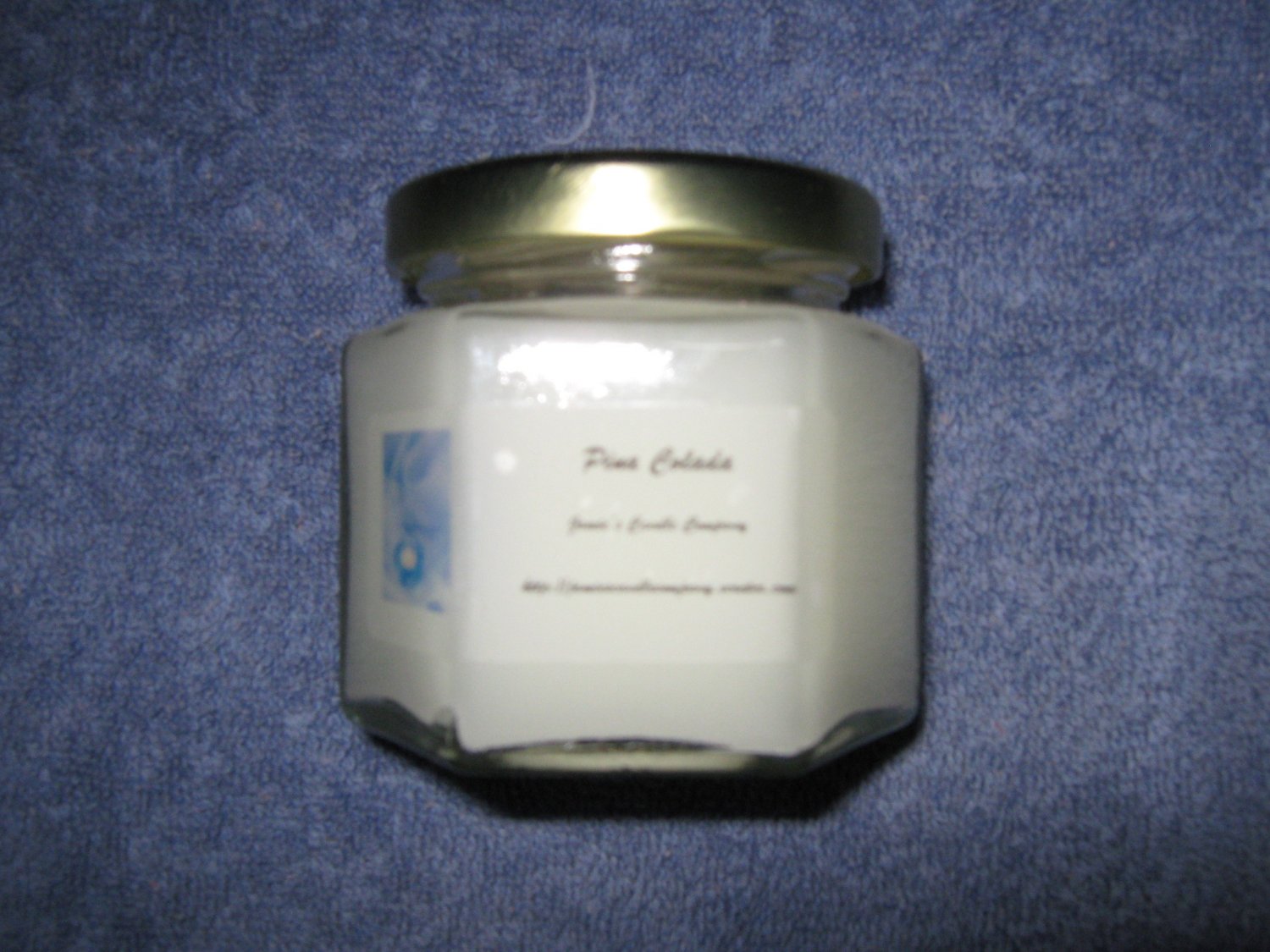 Pina Colada 4 Ounce Hexagon Jar Candle