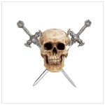 SKULL WITH TWO SWORDS