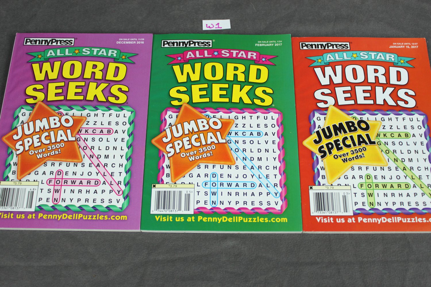 Penny Dell Word Search Puzzles