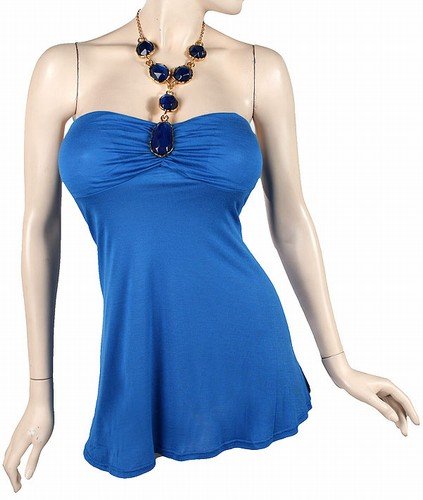 Blue Tube Top