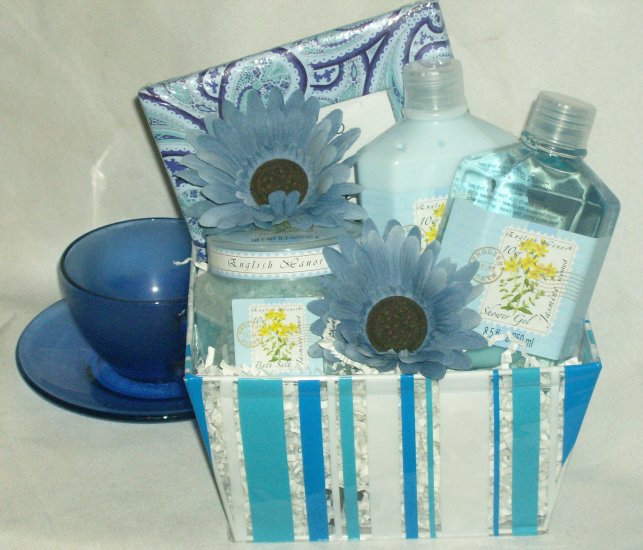 Dreaming of Blue Gift Basket