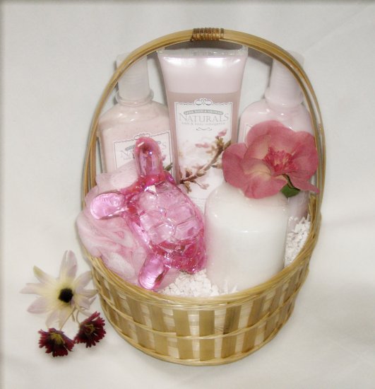 Japanese Cherry Blossom Spa Gift Basket