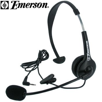 EMERSON HANDS FREE HEADSET W/ BOOM MICROPHONE