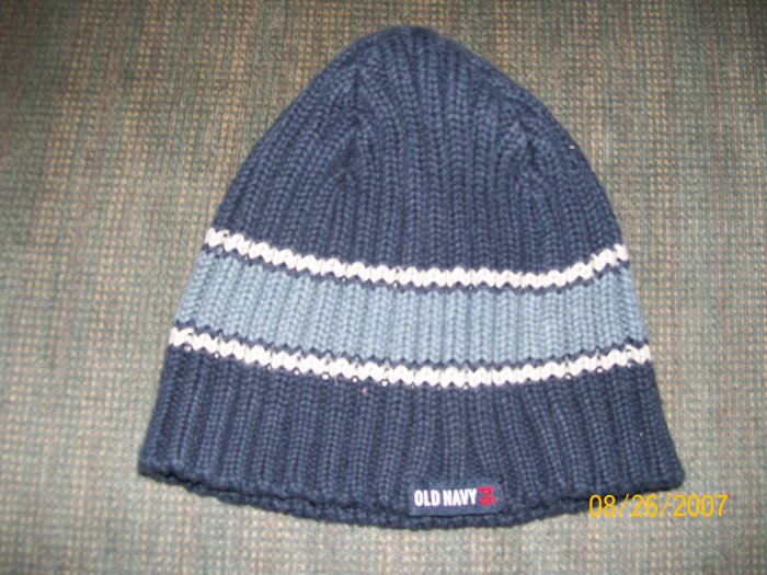 Old Navy Blue Stocking Cap Size 6-12 Months