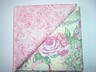 Pink Print n' Cabbage Rose - Two FAT Quarters (2721)