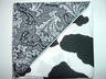 Black Swirls n' Cow Print - Two FAT Quarters (2724)