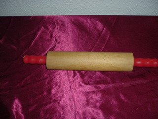 Red Handle Rolling Pin