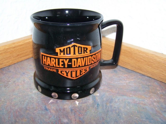 Harley Davidson Black Coffee Mug