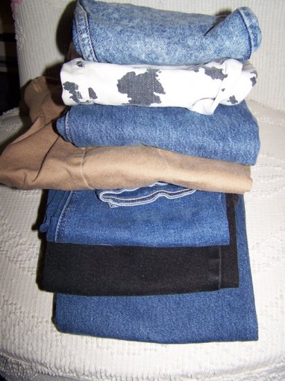 7 Pairs of Jeans - Some Guess Jeans Even!