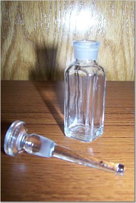 Collectible Micricome Glass Bottles w/ Glass Dobber