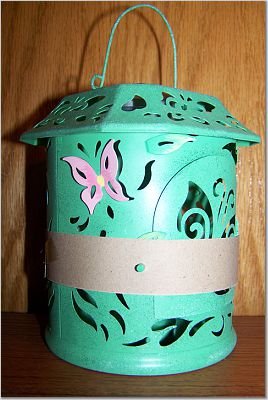 Pierced Tin Butterfly Lantern * AVON - Brand New