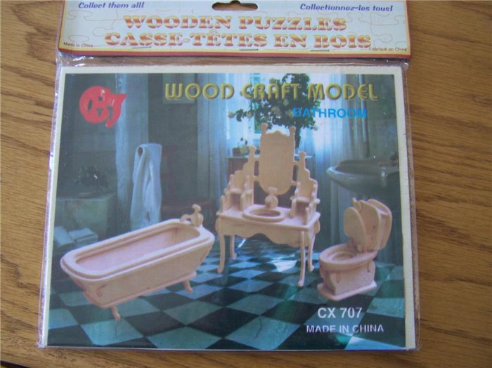 Dollhouse Furniture - Puzzle Kits