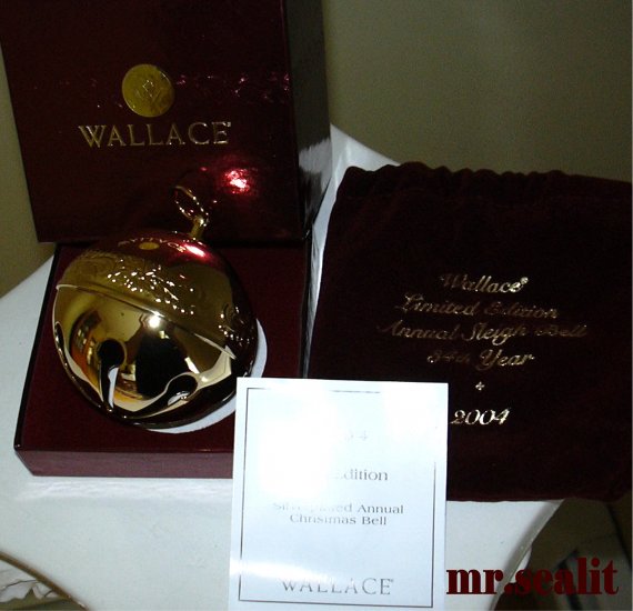 WALLACE 2004 GOLD SLEIGH BELLS
