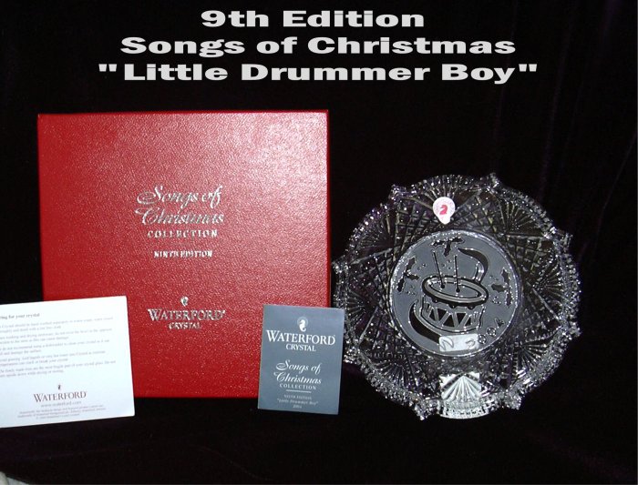 WATERFORD 2004 SONGS OF CHRISTMAS PLATE