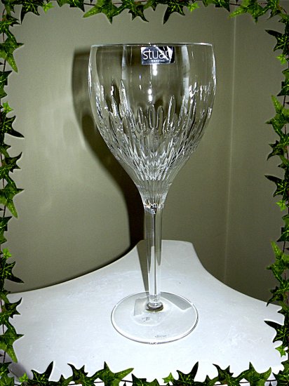 STUART CRYSTAL WINE "FIRE"