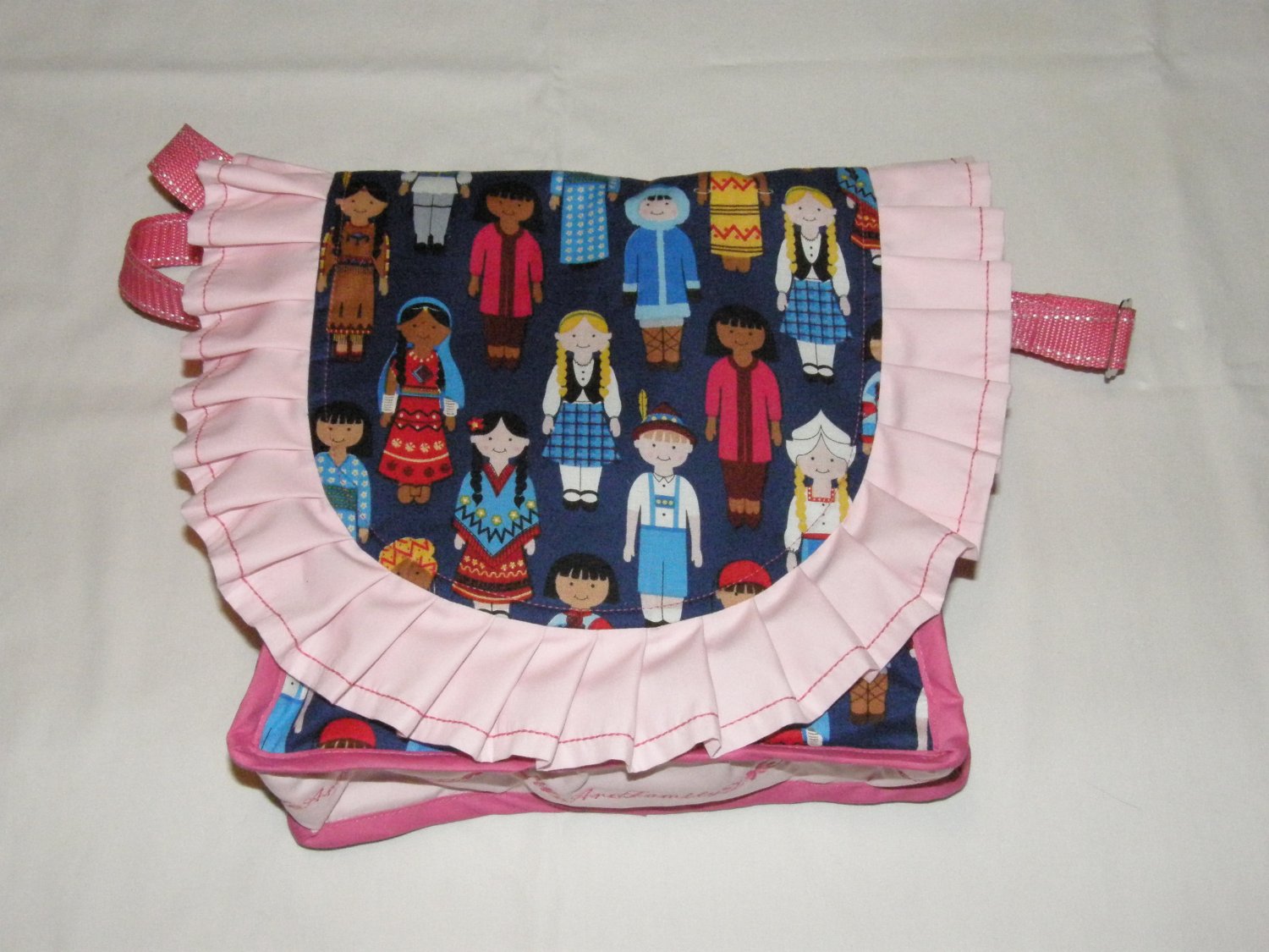 $40.00 Dolls Of Different Lands Shoulder Bag 10 x 10 inches