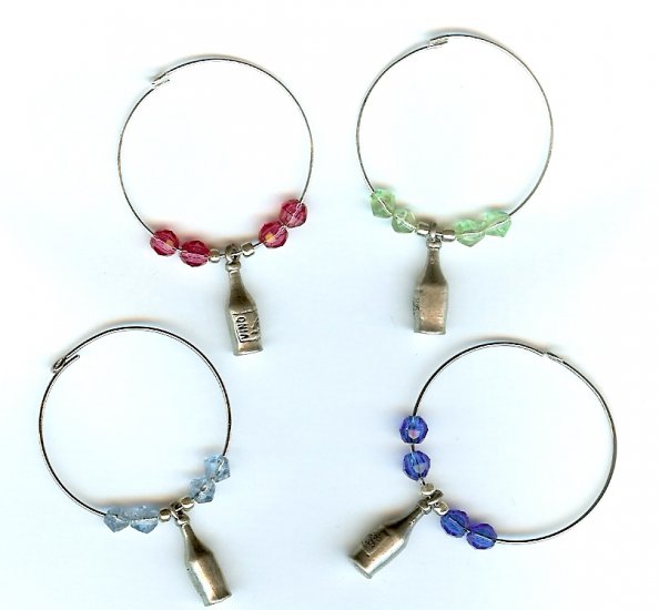 Wine Bottle Wine Charms