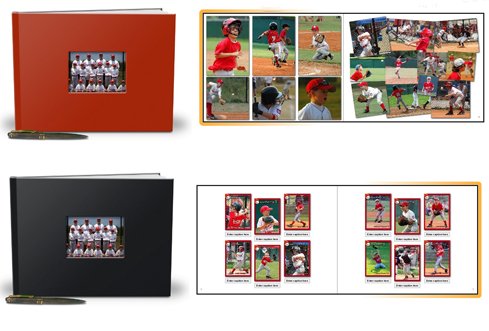 Team Photo Book - Black Leather Cover