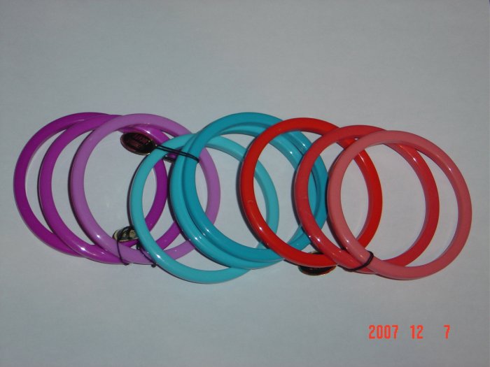 Lucite Bangle Bracelets (3) Sets