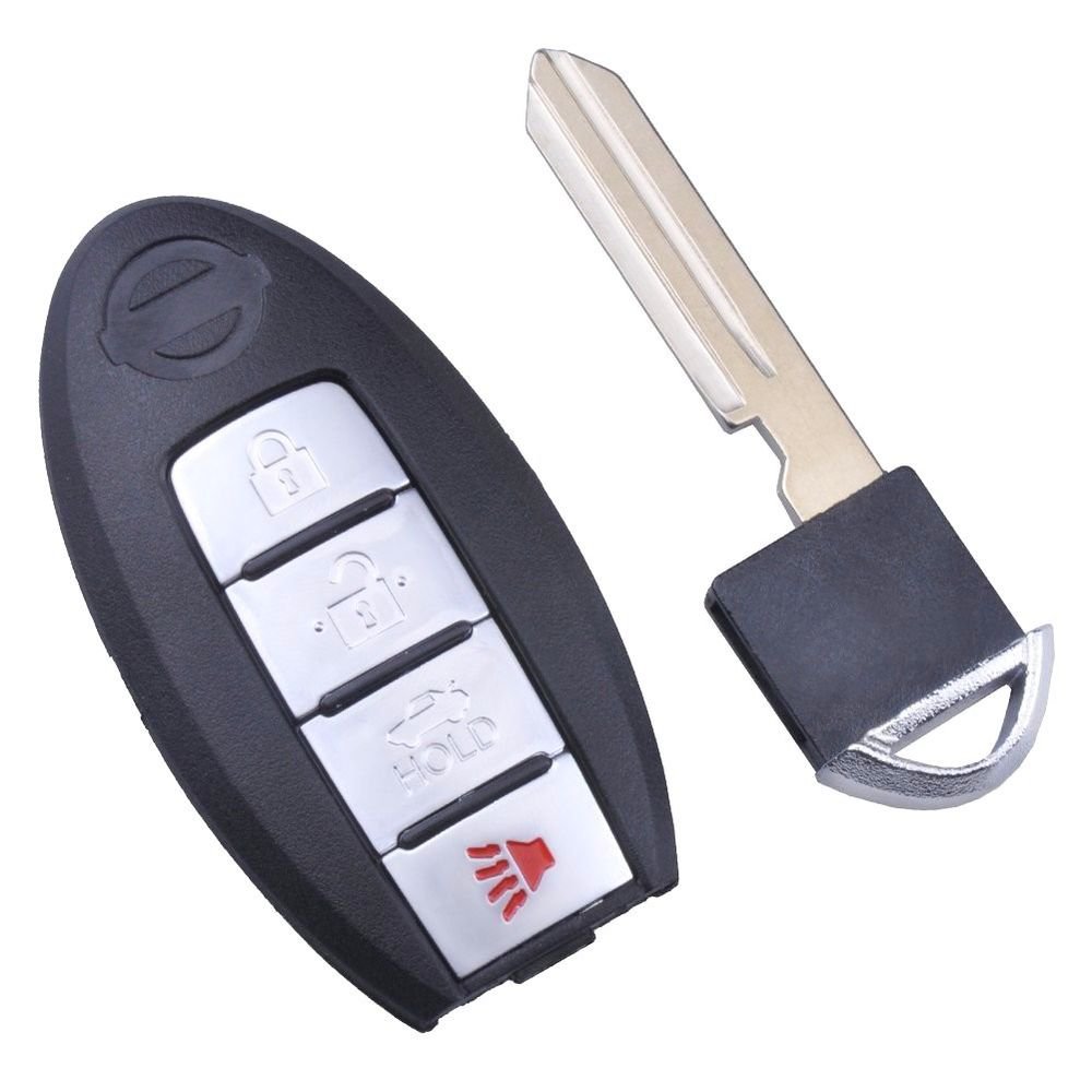 New Key Remote fob SHELL case NISSAN 4 button with emergency key KR55WK48903