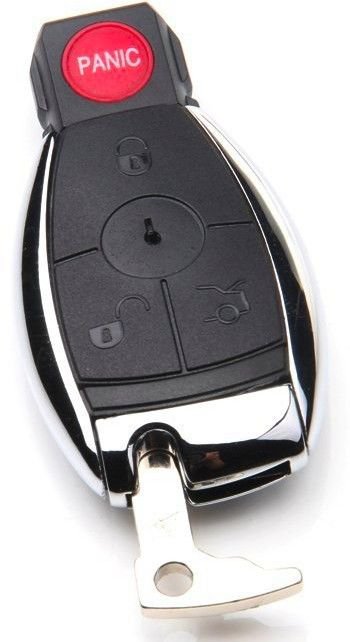 New Key Remote MERCEDES BENZ SHELL FOB case 4 button ship 24 hrs LIFE warranty