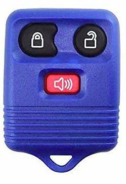NEW FORD Key remote FOB SHELL case blue 3 Button LIFE WARRANTY! Ships 24hrs