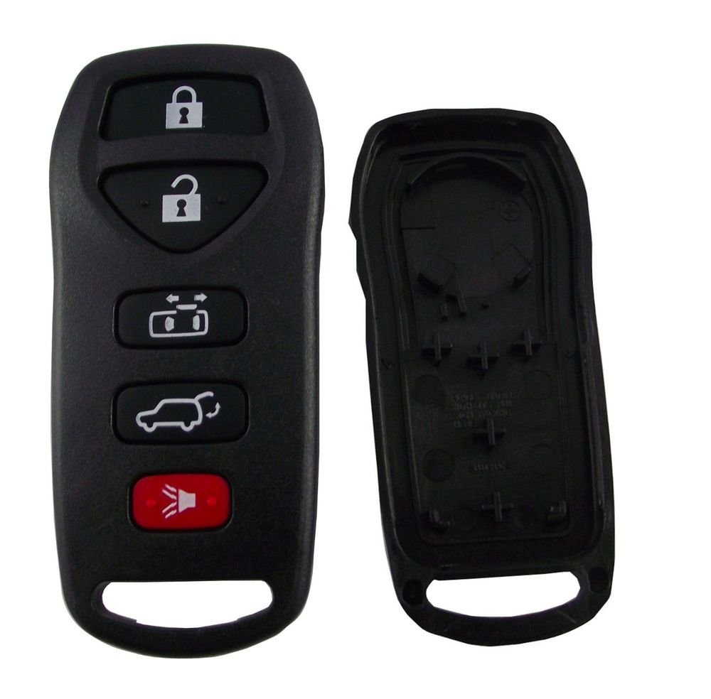 New Key Remote fob SHELL case NISSAN QUEST 5 button LIFE warranty ship 24 hrs