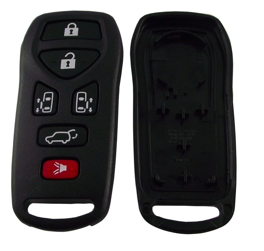 New Key Remote fob SHELL case NISSAN QUEST 6 button LIFE warranty ship 24 hrs