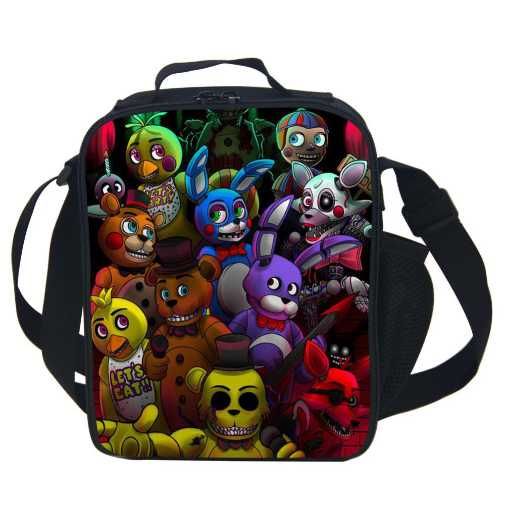 five nights of freddy backpack and lunch box